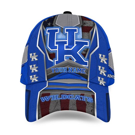 Kentucky Team Wildcats Cap, Custom Hat for Men Women, Gifts Hat for Men Women Gift