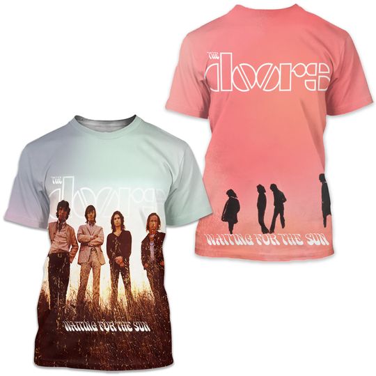 The Doors Waiting For The Sun Album Cover AOP 3D T-shirt