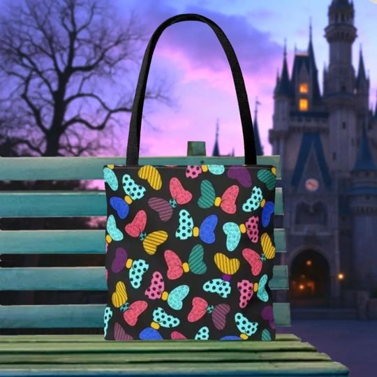 Discover Sally Bows Tote Bag, Halloween Tote Bag Gift