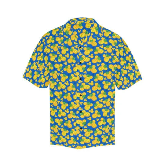 Discover Disney Mickey Magical Pineapple Tropical Summer Hawaiian Shirt