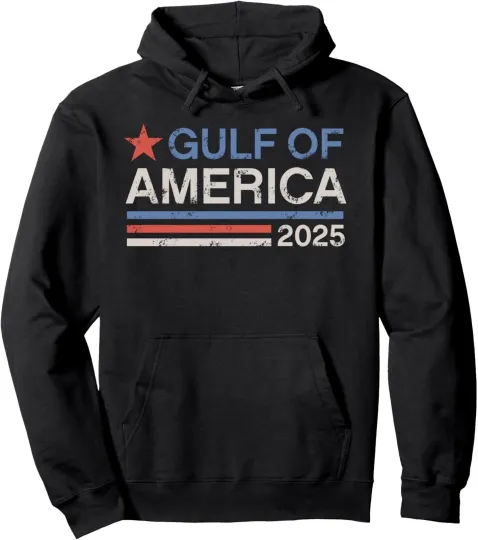 Welcome To America US Gulf Gulf Of Mexico 2025 Unisex Black Hooded