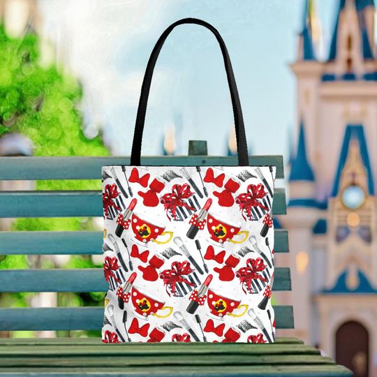 Discover Minnie Mouse Makeup Tote Bag, Disney Tote Bag Gift