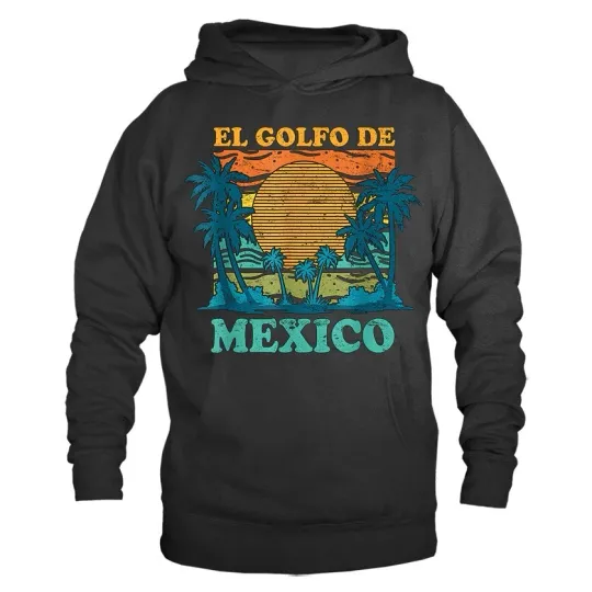 Gulf of Mexico Golfo de mexico Est 1550 Retro Vintage Beach Hoodie