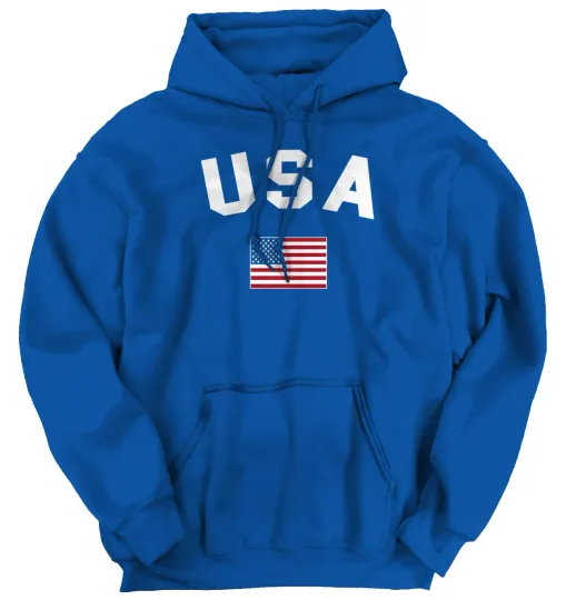 Discover Patriotic USA Flag United States of America Hoodie Hooded Sweatshirt Men Women