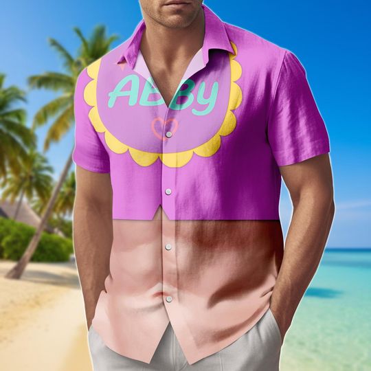 Kpop Demon Hunters Button Shirt, Abby Shorts, Saja Boys Hawaii Shirt, Demon Hunter Print Set, Short Sleeve Shirt, Gift for Kpop Fans