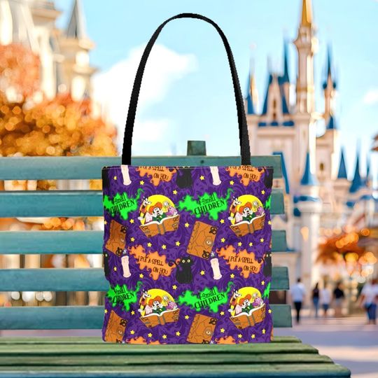 Discover Hocus Pocus Minnie Tote Bag, Disney Tote Bag Gift