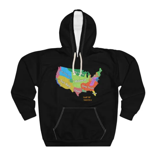 Discover Gulf of America Unisex Pullover Hoodie - Stylish & Cozy Gift for Travel Lovers