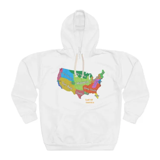 Discover Gulf of America Unisex Pullover Hoodie - Stylish & Cozy Gift for Travel Lovers
