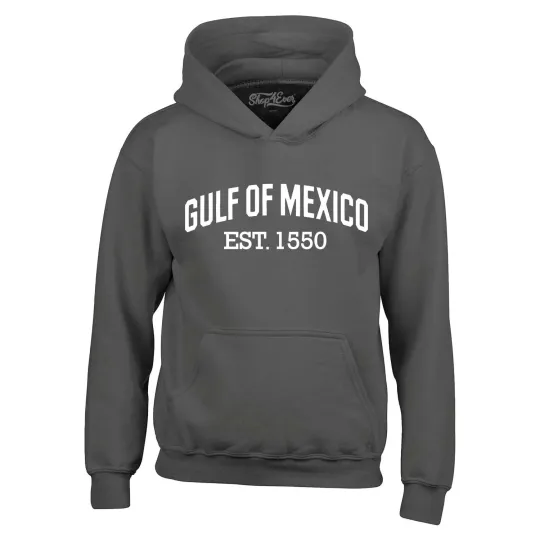 Gulf of Mexico Est. 1550 Hoodie Varsity Style Sweatshirt