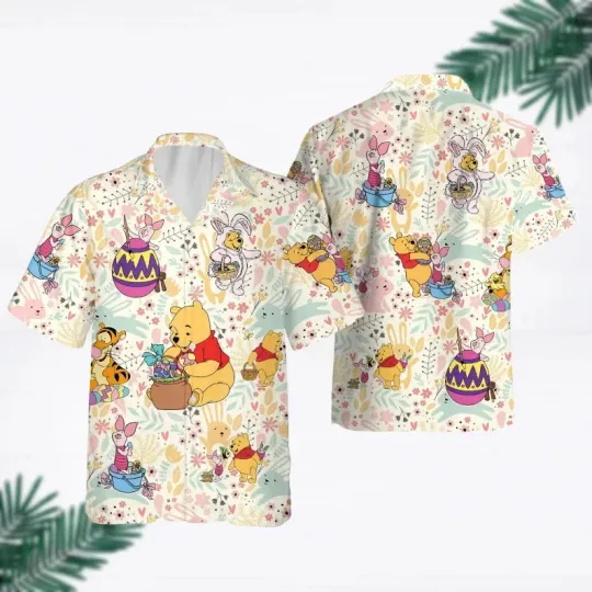 Discover Disney Winnie The Pooh Aloha Pooh And Friends Easter Hawaiian Shirt