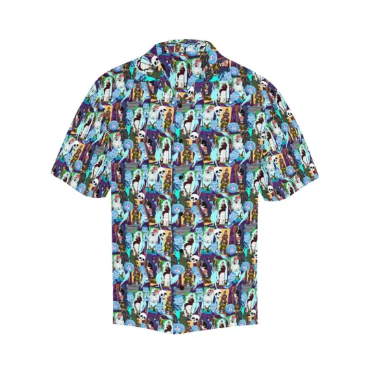 Discover Disney Haunted Mansion Favorites Halloween Hawaiian Shirt