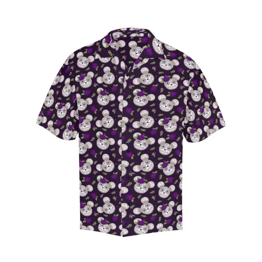 Discover Disney Mickey Sugar Skulls Halloween Hawaiian Shirt
