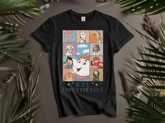 Discover Vintage In My Disney Moms Era T-shirt T shirt Men Women Unisex Tshirt K860