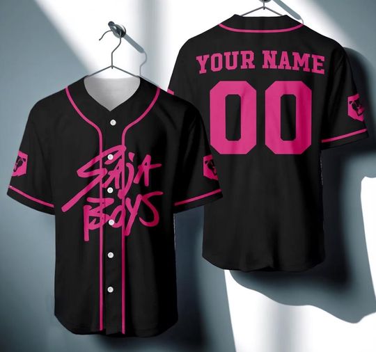 Discover Saja Boys Baseball Jersey, Kpop Demon Hunters Baseball Jersey, Kpop Saja Boys Merch, Demon Hunters Jersey, Kids Youth Adult Baseball Jersey