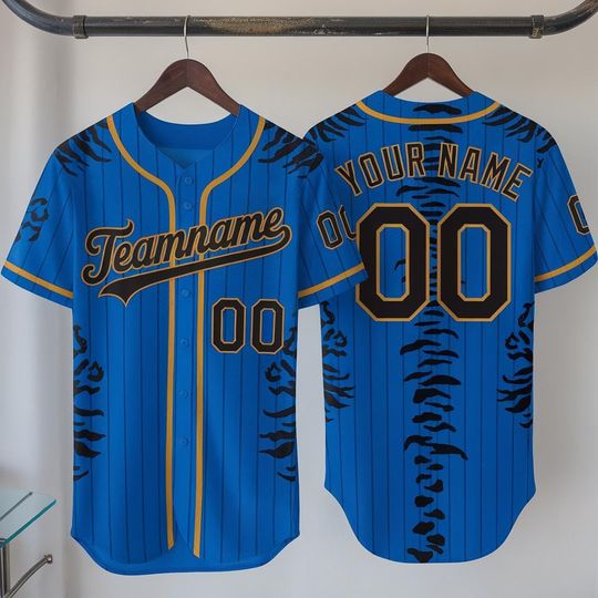 Discover Kpop Demon Hunters Halloween Costume Baseball Jersey, Derpy The Tiger Outfit Cosplay Shirt, Demon Hunters Jersey, Kids Youth Adult Jersey