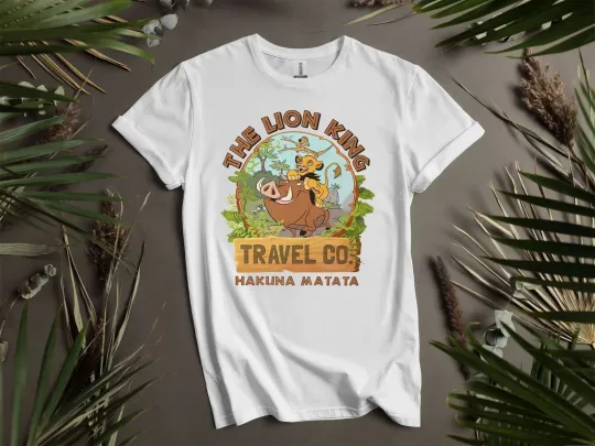 Discover Vintage Disney Lion Travel Co T-shirt Unisex Men Women