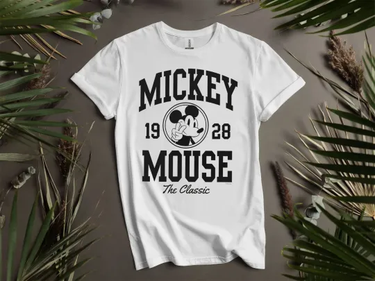 Discover Vintage Disney Mickey Mouse 1928 T-Shirt Unisex Men Women