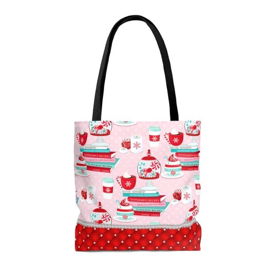 Discover Pretty Peppermint Books Tote Bag, Disney Tote Bag Gift