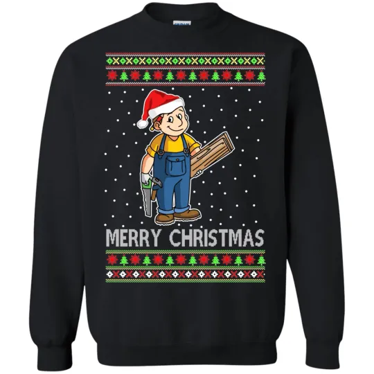 Discover Carpenter Ugly Christmas Sweater Sweatshirt