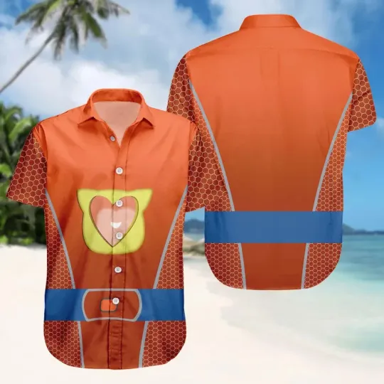 Discover Disney SuperKitties Buddy Cosplay Halloween Hawaiiian Shirt