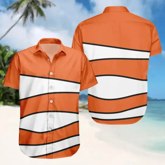 Discover Disney Finding Nemo Nemo Cosplay Halloween Hawaiian Shirt