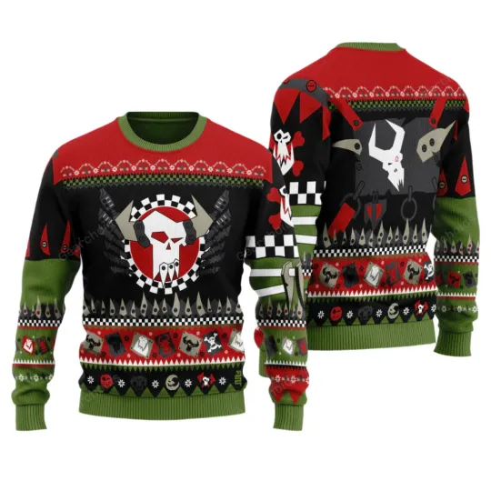 Discover Warham Blood Angels Iconic Sweater Ugly, Christmas Ugly Sweatshirt Gift