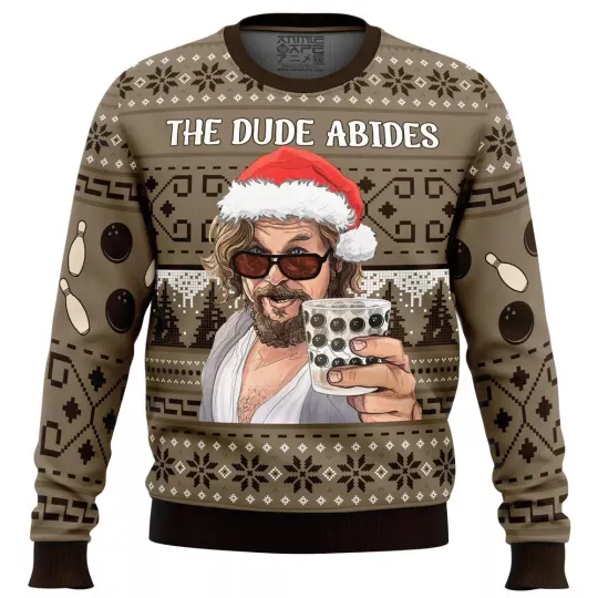 Discover The Dude Abides The Big Lebowski  Sweatshirt Ugly