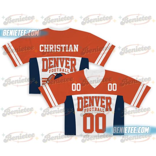 Denver Broncos Crotop Mesh Football, Game Day Crotop Mesh Football