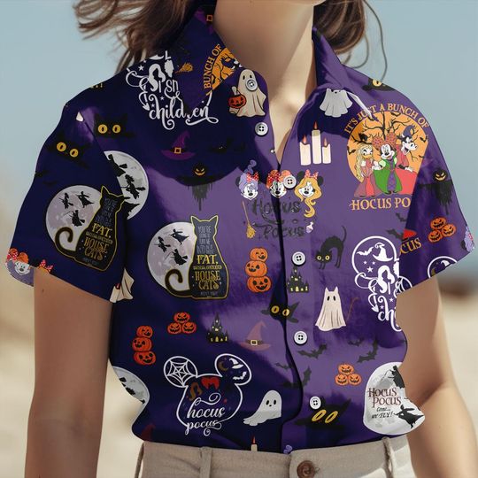 Discover Disney Halloween Hocus Pocus Shirt, Mickey and Friends Halloween Shirt, Spooky Season Shirt,Pumpkin Shirt, Disney Spooky