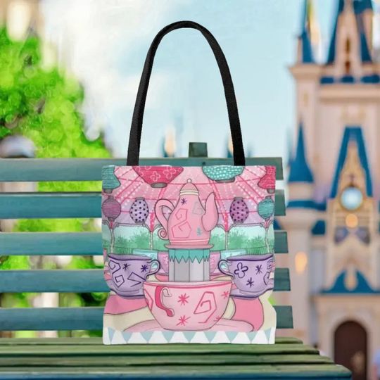Discover Disney Alice Wonderland Tote Bag, Disney Tote Bag Gift