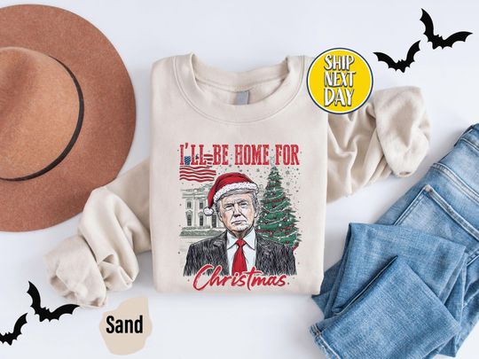 Discover Vintage Trump Christmas Sweatshirt, Funny Election Hoodies