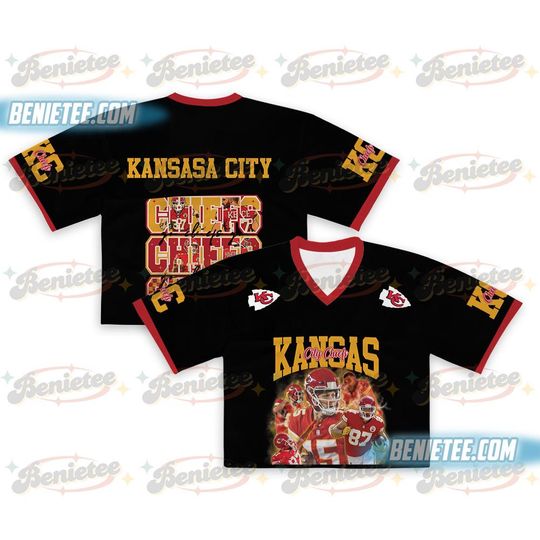 Chiefs Football Kansas City Gameday Apparel Croptop Mesh Football