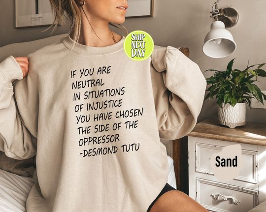 Discover Social Justice Sweatshirt, Human Rights Sweater