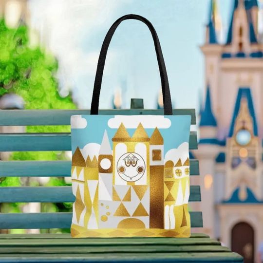 Discover Small World Tote Bag, Disney Tote Bag Gift