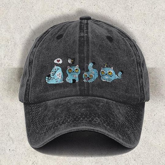 Embroidered Demon Hunter Tiger Classic Hat, Derpy the Tiger And Bird Demon Hunter Kpop Cap, Hunters Tiger Fan Gift, Huntrix Cap Hat