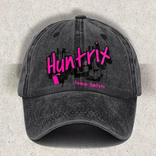 Printed Demon Hunter Huntrix Cap, Kpop Demon Hunters Classic Cap, Huntrix Unisex Hat, Saja Boys Cap, Saja Girls Cap,Demon Hunters Tiger