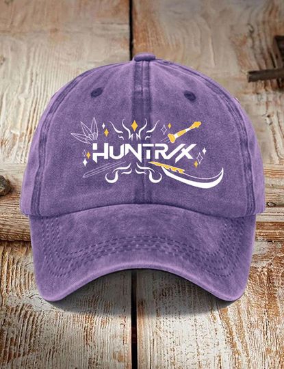 Printed Kpop Demon Hunters Huntrix Cap, Saja Boys Men Cap, Saja Girls Women Cap, Rumi Zoey Mira Demon Hunters Tiger Cap, Anime Movie