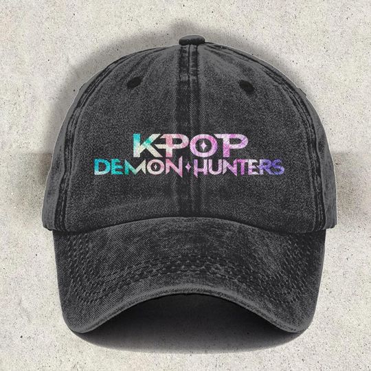 Printed Kpop Demon Hunters Classic Cap, Huntrix Unisex Hat, Saja Boys Cap, Saja Girls Cap, Demon Hunters Tiger Cap, Men Cap, Women Cap