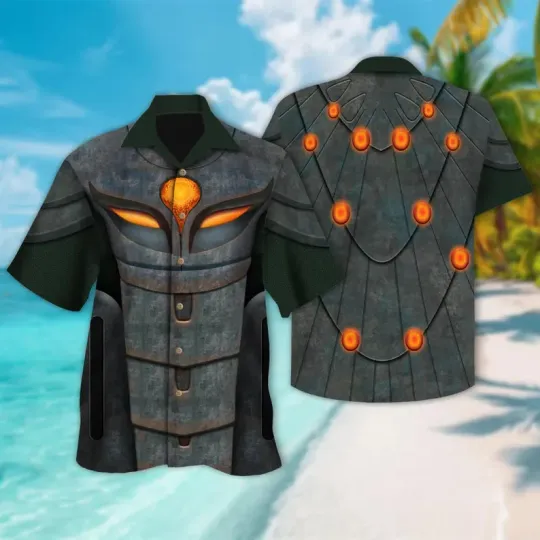 Discover Disney Elio Lord Grigon Cosplay Halloween Hawaiian Shirt