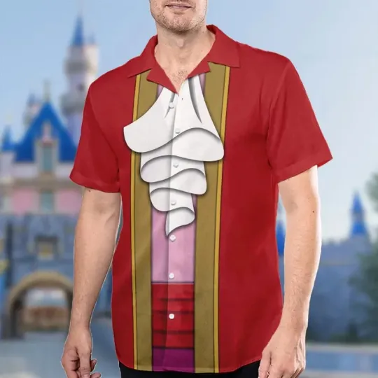 Discover Disney Peter Pan Captain Hook Cosplay Halloween Hawaiian Shirt