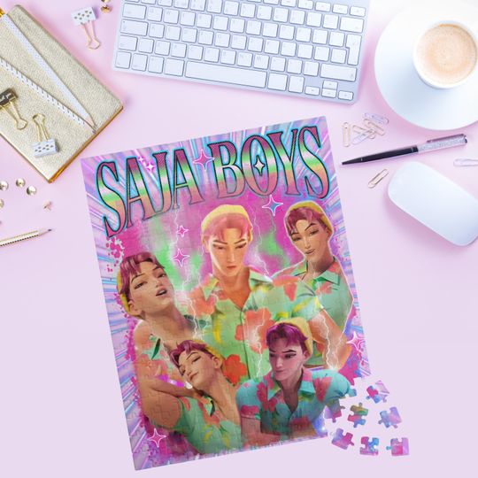 K-Pop Demon Hunters Abby Saja Puzzle Saja Boys Kpop Fan Gift & Collectible