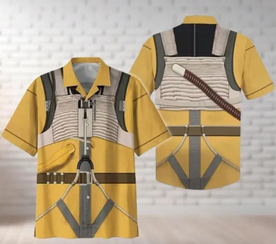 Discover Bossk Cosplay Costume, Star Wars Halloween Hawaiian Shirt, Disney Movie Shirt