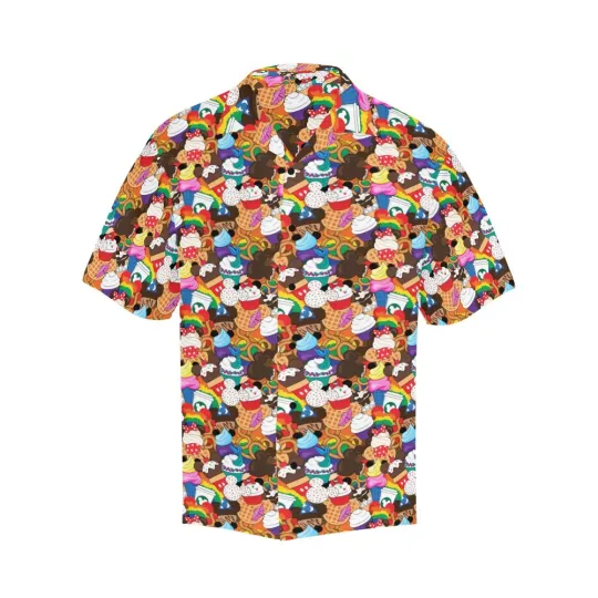 Discover Disney Mickey Colorful Snacks Hawaiian Shirt