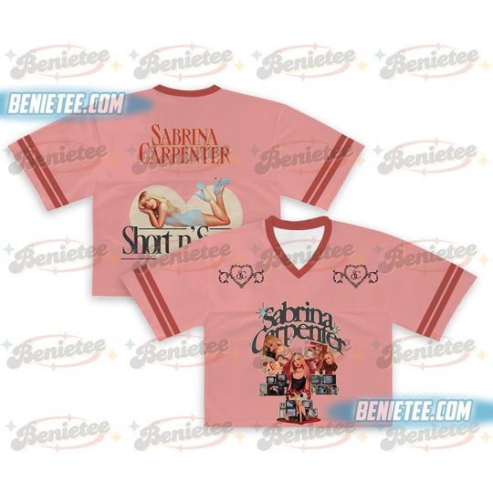 Discover Sabrina Carpenter Pop Music Crop Top FootBall Jersey