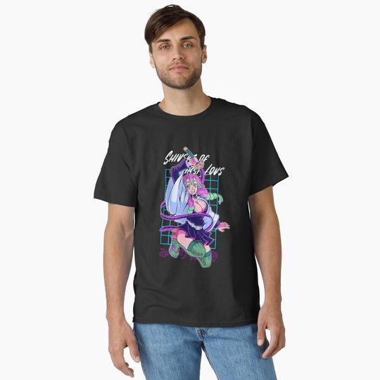 Shivers of First Love - Mitsuri Classic T-Shirt, Fan Art Anime Design Classic T-Shirt