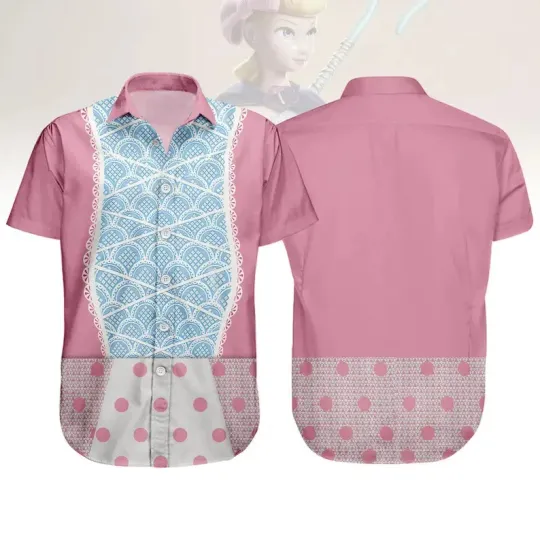 Discover Disney Toy Story Bo Peep Cosplay Halloween Hawaiian Shirt