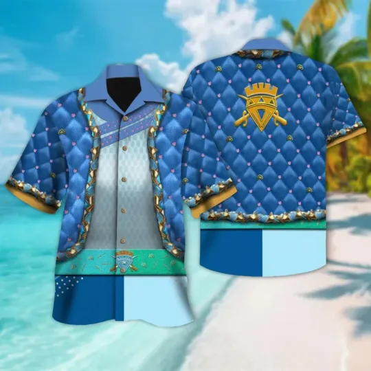 Discover Disney Descendants Chloe Charming Cosplay Halloween Hawaiian Shirt