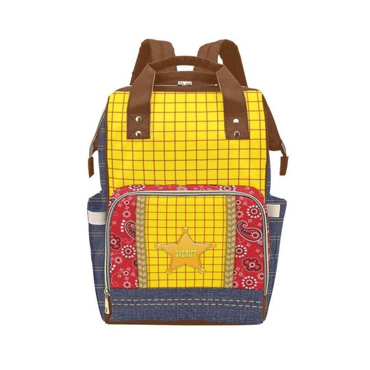 Discover Toy Story Woody Diaper Backpack | disney world disneyland pixar baby costume cosplay backpack tote bag outfit apparel costume