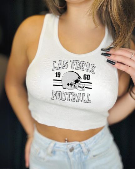 Discover Las Vegas Football Graphic Shirt | Vintage Style Game Day Tee | Retro Sports Apparel