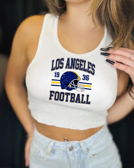 Discover Los Angeles Football Graphic Shirt | Vintage Style Game Day Tee | Retro Sports Apparel